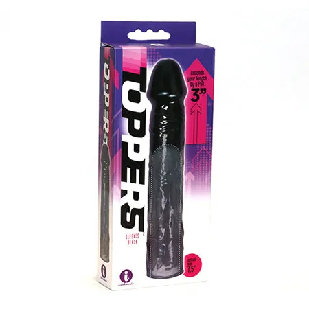Anal Icon The 9s Toppers Black Extender Sleeve