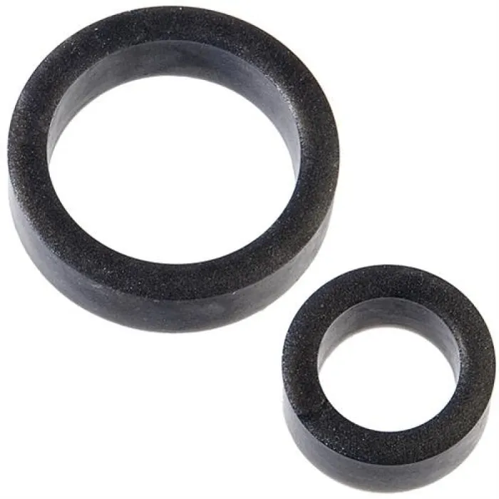 Doc Johnson Dildos Platinum Premium Silicone the CRings Charcoal