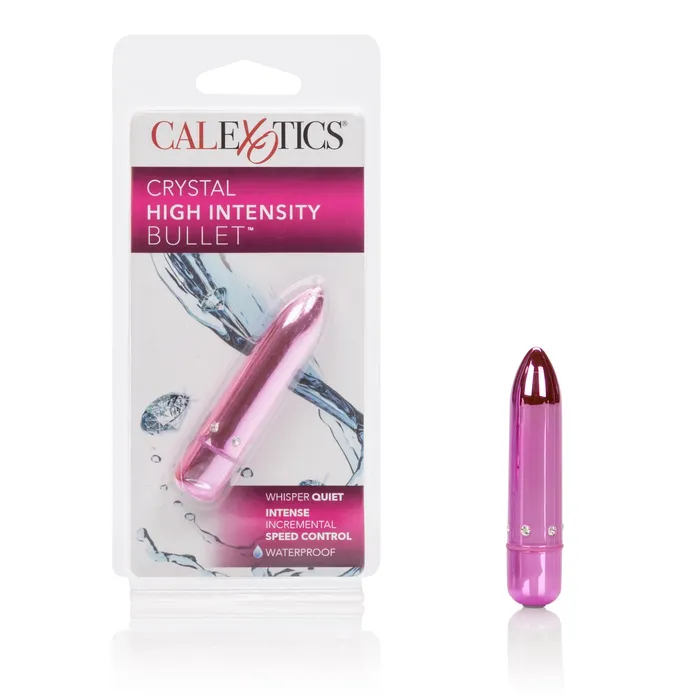 Female Sex Toys | CalExotics Crystal High Whisper-Quiet Bullet