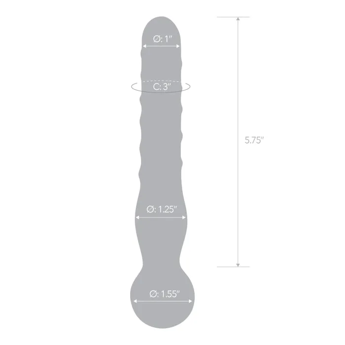Glas Dildos Joystick Clear Glass Dildo