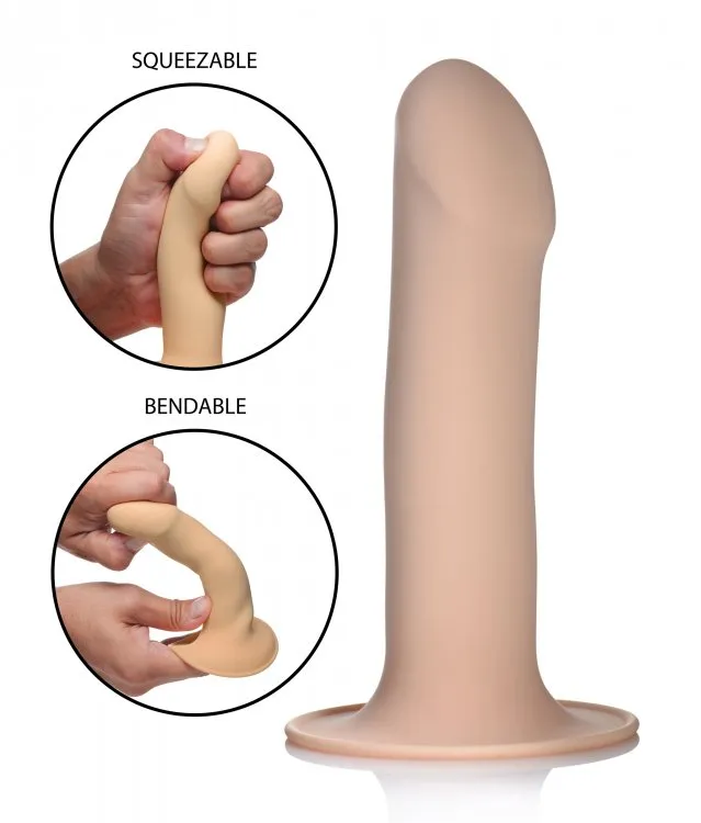XR Brands Squeezable Phallic Dildo - Light | Dildos