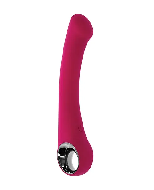 Evolved Pleasure Curve GSpot Vibrator Burgundy Evolved Novelties INC Vibrators