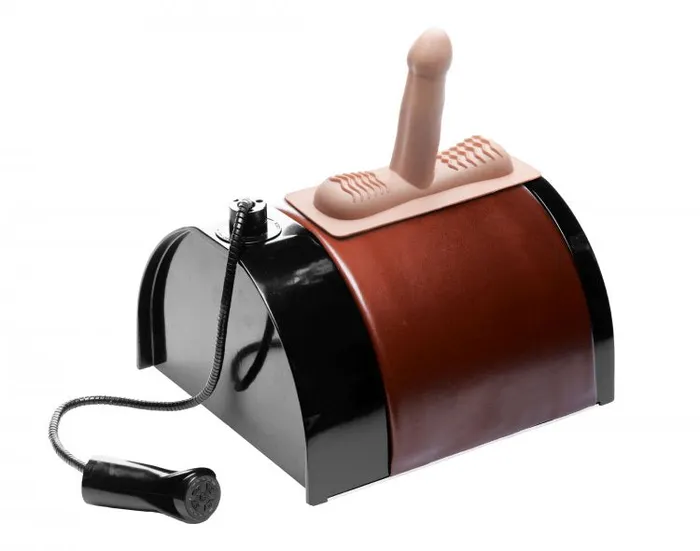 XR Brands Female Sex Toys Lovebotz Saddle Deluxe Riding Sex Machine Wdual Attachments