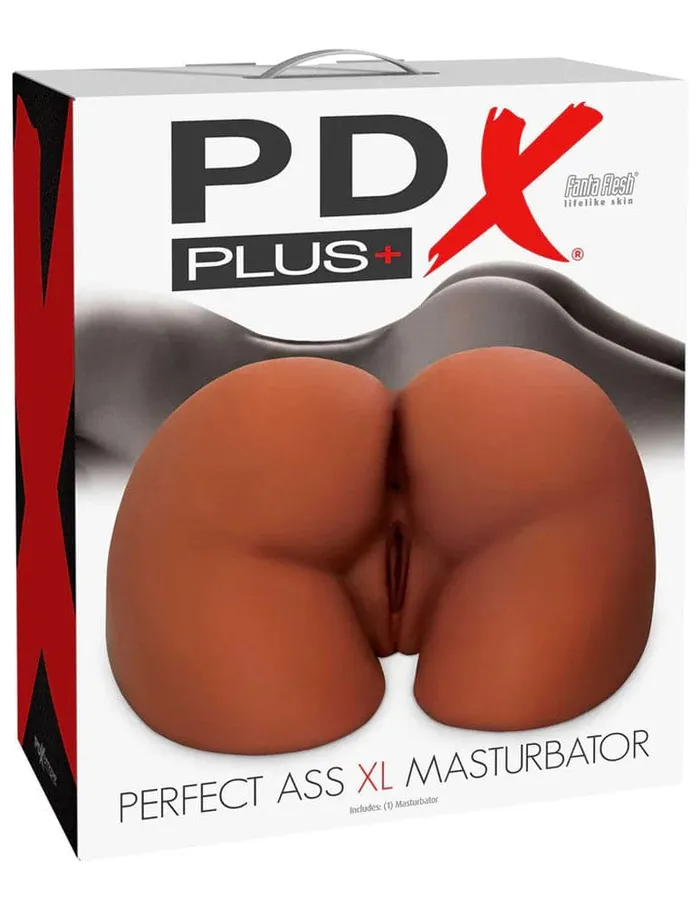 PDX Brands Pdx Plus Perfect Ass XL Masturbator Brown Male Sex Toys PDX Brands Pdx Plus Perfect Ass XL Masturbator Brown Male Sex Toys