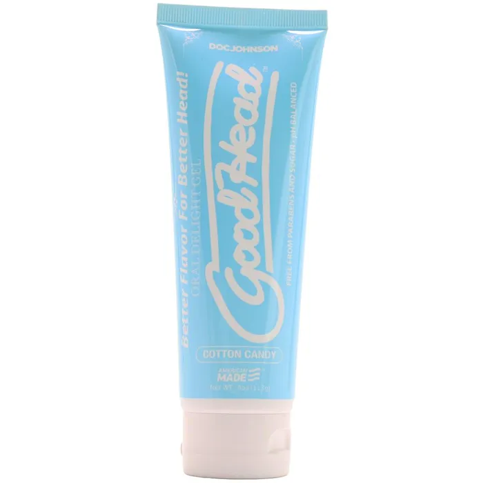 Enhancers Pink Cherry Wholesale GoodHead Oral Delight Gel 4oz cotton candy