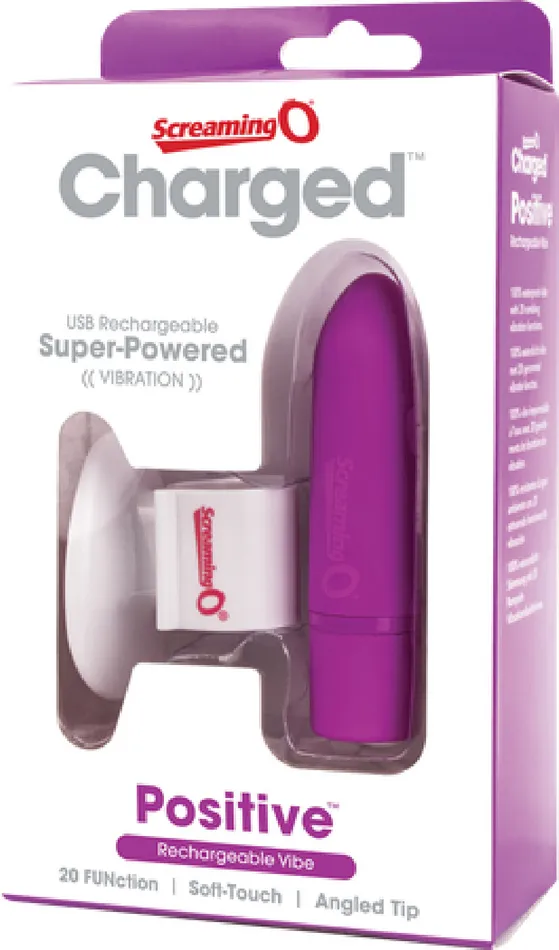 Screaming O Positive Vibe Purple Sex Toy Adult Pleasure Orgasm Vibrators