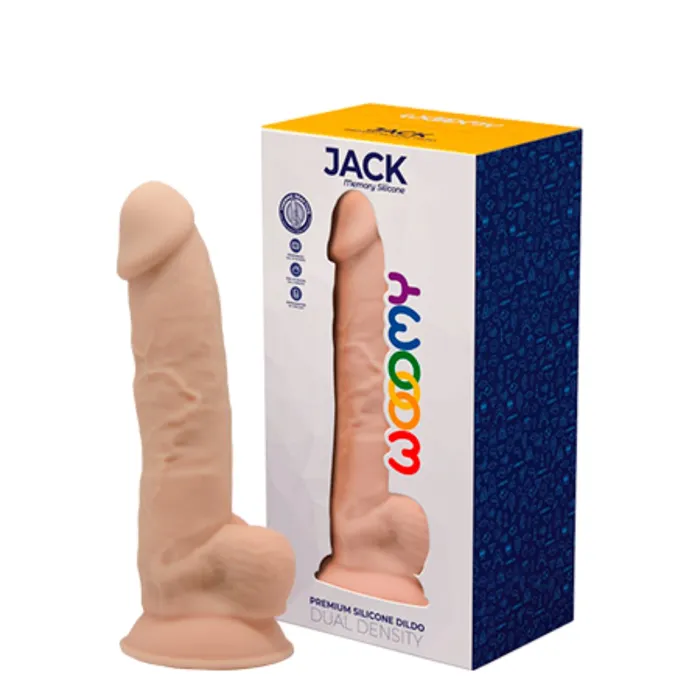 Dildos Jack Premium 9 Inch Dual Density Silicon Dildo Wooomy Wooomy
