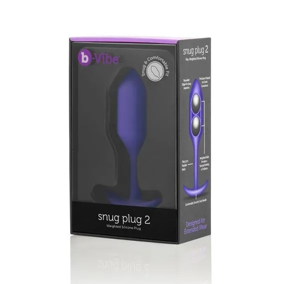 Anal B Vibe Snug Plug 2 Purple