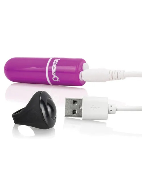 Screaming O Charged Vooom Remote Control Mini Vibrator Purple Screaming O Female Sex Toys
