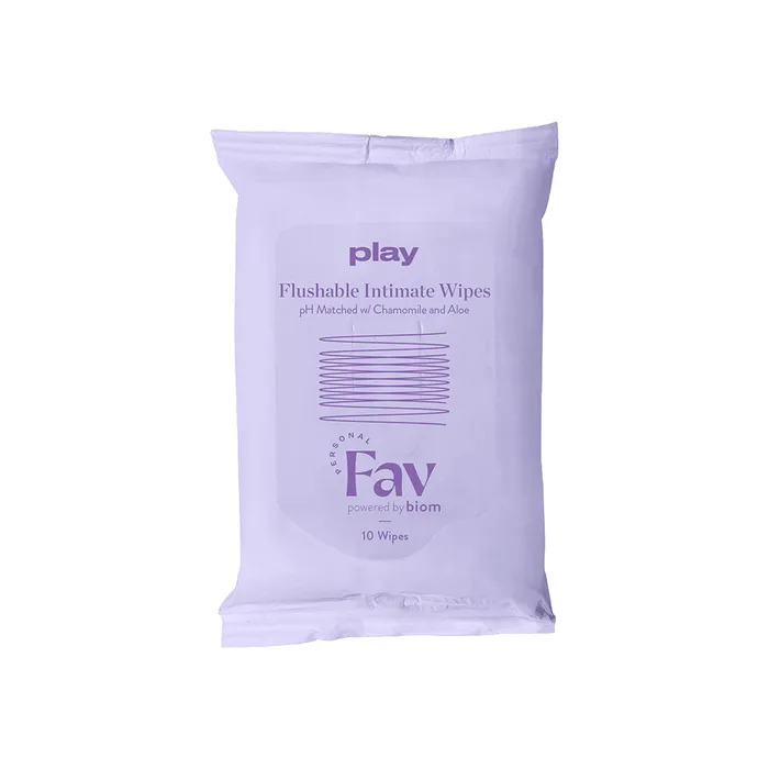 Couples Personal Fav Play Flushable Intimate Wipe 10pk Personal Fav