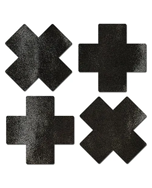 Pastease Premium Petites Liquid Cross Black Os Pack Of 2 Pair Pastease Anal