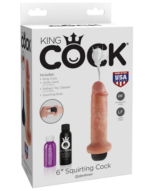 Pipedream Dildos King Cock 6 Squirting Cock