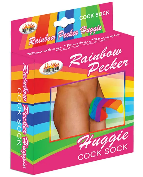 Rainbow Pecker Huggie Sock Hott Products Anal