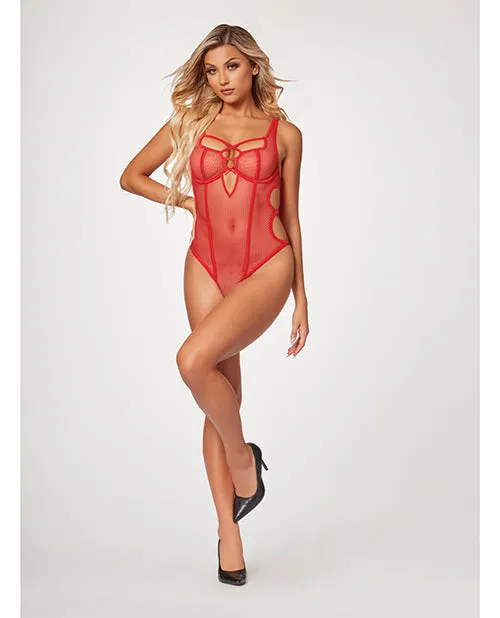 Vibrators Fishnet Strappy High Cut Leg Teddy Seven Til Midnight Vibrators Fishnet Strappy High Cut Leg Teddy Seven Til Midnight