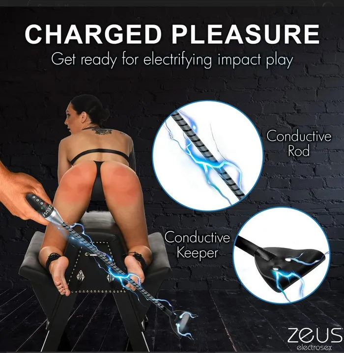 Vibrators Zeus Zeus Electrosex Riding Crop