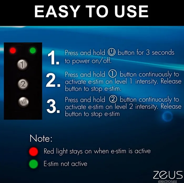 Vibrators Zeus Zeus Electrosex Riding Crop
