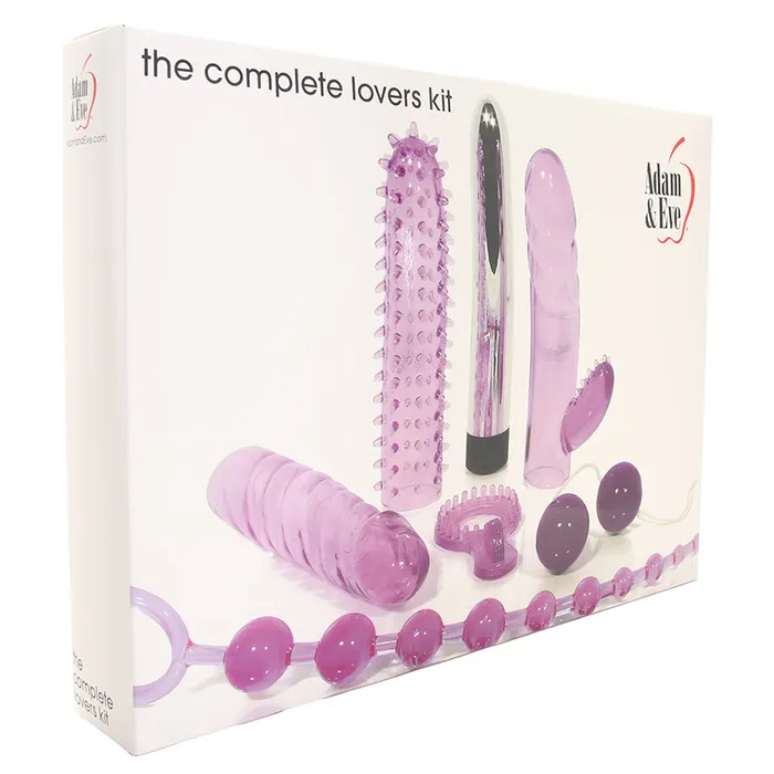 Adam Eve Vibrators The Complete Lovers Kit in Purple