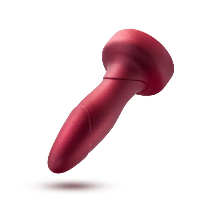 Anal Blush Anal Adventures Matrix By Blush Atomic Plug Tapered Tip With Gyrating Shaft Rotating Rimmer in Martian Wine Made from Pure Puria Silicone IPX7 Waterproof