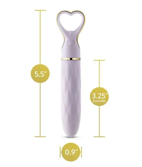 Blush Novelties Vibrators DELICE HEARTTHROB LAVENDER LOVE