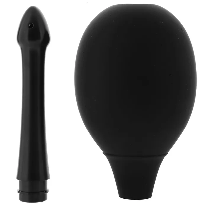 CalExotics Anal One Way Valve 155oz460ml Anal Douche in Black CalExotics Anal One Way Valve 155oz460ml Anal Douche in Black