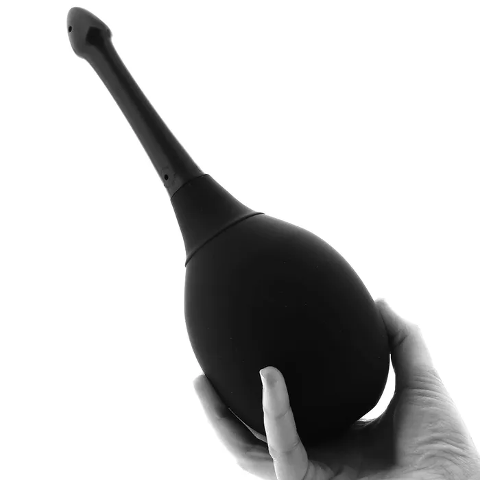 CalExotics Anal One Way Valve 155oz460ml Anal Douche in Black CalExotics Anal One Way Valve 155oz460ml Anal Douche in Black