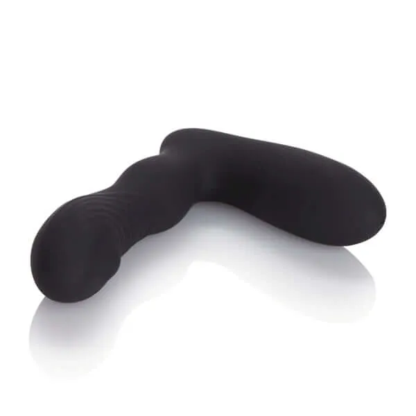 California Exotic Novelties Anal Eclipse Roller Ball Probe Black Rechargeable Prostate Massager with 12 Functions