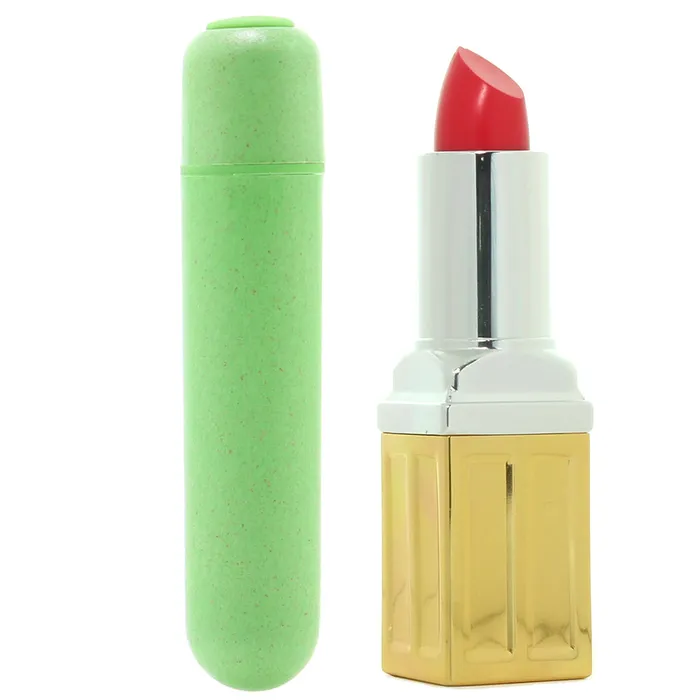 Gaia BioFeel Biodegradable Bullet Vibe in Green Blush Female Sex Toys Gaia BioFeel Biodegradable Bullet Vibe in Green Blush Female Sex Toys