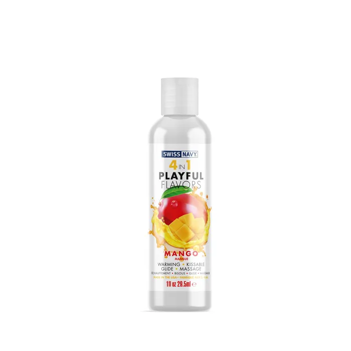 MD Science Swiss Navy 4 In 1 Playful Flavors Mango 1 Oz Exotic Pleasure Enhancer Female Sex Toys MD Science Swiss Navy 4 In 1 Playful Flavors Mango 1 Oz Exotic Pleasure Enhancer Female Sex Toys