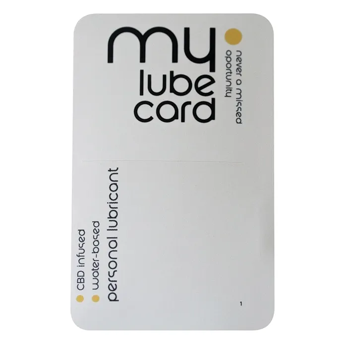 MyLubeCard CBD Infused Personal Lubricant 10pk MYLUBECARD Lubricants