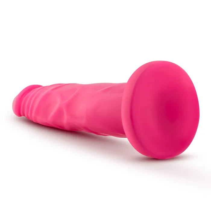 Neo By Blush Realistic Neon Pink 75Inch Long Dildo With Suction Cup Base Blush Anal