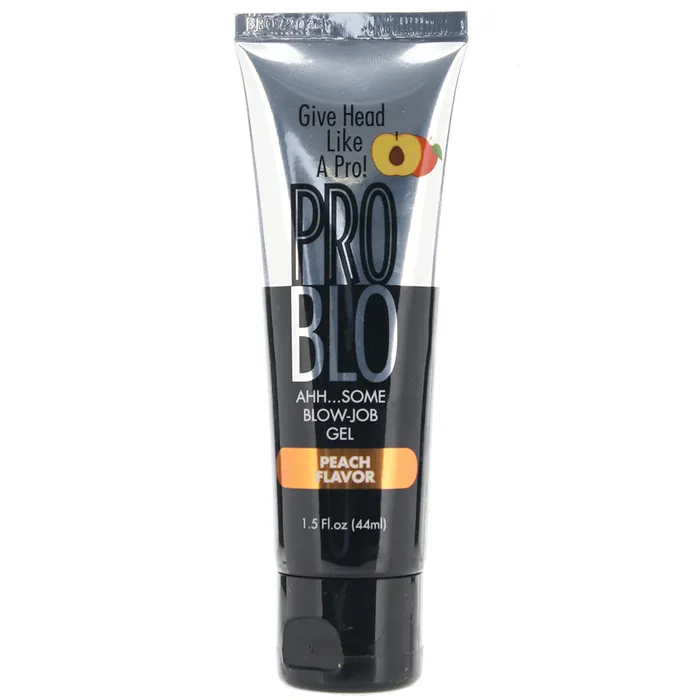 Pro Blo Flavored Oral Gel 15oz44ml in Peach Little Genie Enhancers