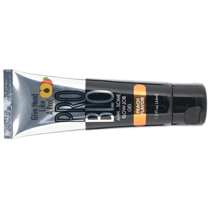 Pro Blo Flavored Oral Gel 15oz44ml in Peach Little Genie Enhancers Pro Blo Flavored Oral Gel 15oz44ml in Peach Little Genie Enhancers