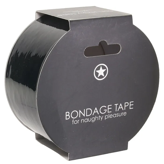 Shots Toys Couples Ouch Bondage Tape in Black Shots Toys Couples Ouch Bondage Tape in Black