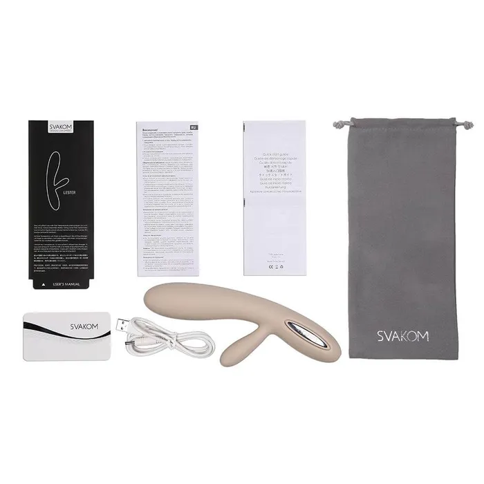 Vibrators SVAKOM Svakom Lester Luxury Vibrator Ultimate Pleasure and Sophistication